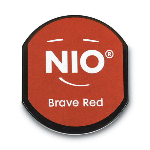 Nio® Ink Pad For Nio Stamp With Voucher, 2.75" X 2.75", Brave Red