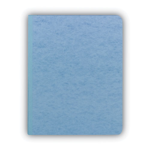 Prong Fastener Premium Pressboard Report Cover, Two-Piece Prong Fastener, 3" Capacity, 8.5 x 11, Blue/Blue