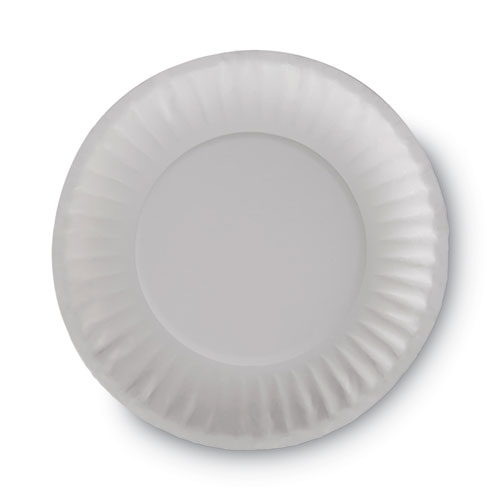 Image of Dixie® Clay Coated Paper Plates, 6" Dia, White, 100/Pack, 12 Packs/Carton