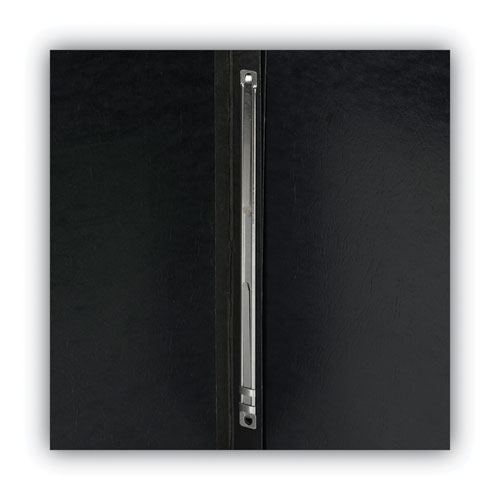 Prong Fastener Premium Pressboard Report Cover, Two-Piece Prong Fastener, 3" Capacity, 8.5 x 11, Black/Black