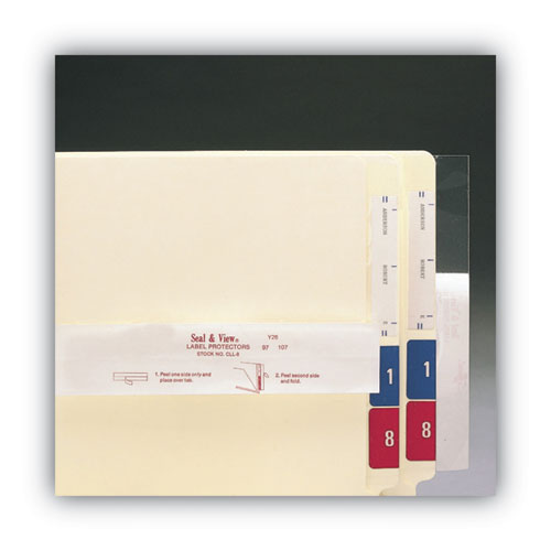 SMD67608 Seal amp; View File Folder Label Protector 