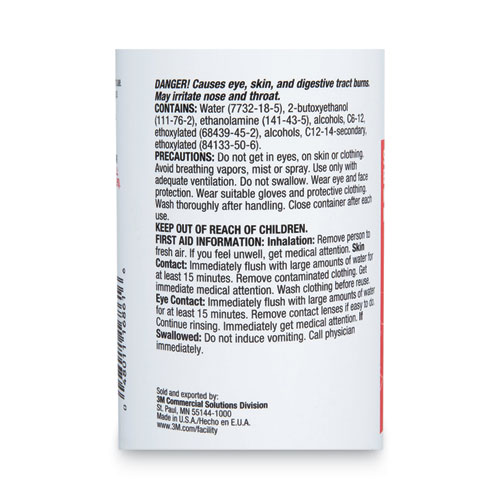 Image of 3M™ Sharpshooter Extra Strength No-Rinse Mark Remover, 1 Qt Spray Bottle, 12/Carton
