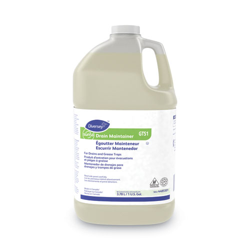 Diversey™ Suma Drain Maintainer, Unscented, 1 gal Container, 4/Carton