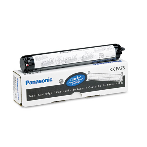 Panasonic® KXFA76 Toner, 2000 Page-Yield, Black