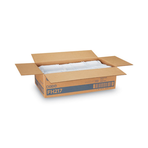 Image of Plastic Cutlery, Heavyweight Forks, White, 1,000/Carton
