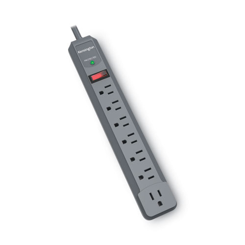 Image of Guardian Premium Surge Protector, 7 AC Outlets, 6 ft Cord, 540 J, Gray