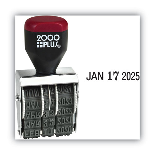 Image of Cosco 2000Plus® Traditional Date Stamp, Six Years, 1.38" X 0.19"