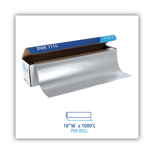 Image of Boardwalk® Standard Aluminum Foil Roll, 18" X 1,000 Ft