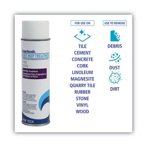 Image of Dust Mop Treatment, Pine Scent, 18 oz Aerosol Spray, 12/Carton