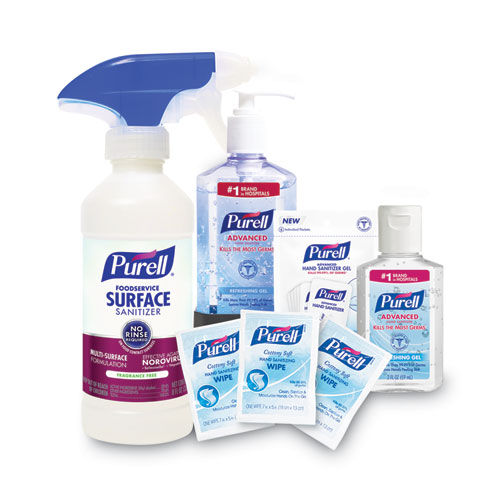 Image of Employee Care Kit, Hand and Surface Sanitizers, 6/Carton