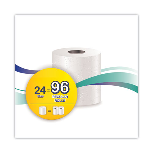 Premium Bath Tissue, Septic Safe, 2-Ply, White, 284 Sheets/Roll, 24 Rolls/Carton