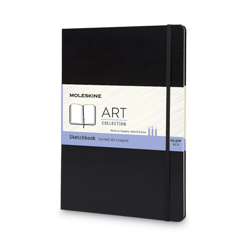 Moleskine® Art Collection Watercolor Album, Black Cover, 5 x 8.25, 111 lb Text Paper Stock, 48 Sheets