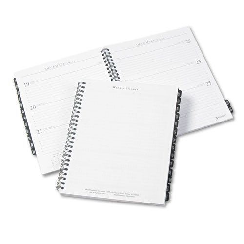 Image of Executive Weekly/Monthly Planner Refill with Hourly Appointments, 8.75 x 6.88, White Sheets, 13-Month (Jan-Jan): 2023 to 2024