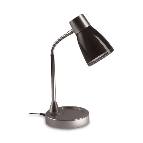 Image of Bostitch® Adjustable Led Desk Lamp, 4.5" Dia Base, 20" Tall, Chrome/Black