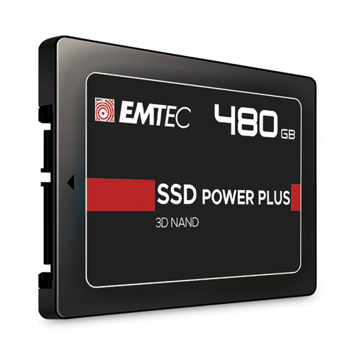 Image of Emtec® X150 Power Plus Internal Solid State Drive, 480 Gb, Sata Iii