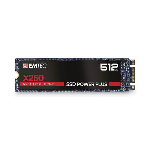 Emtec® X250 Power Plus Internal Solid State Drive, 512 Gb, Sata Iii