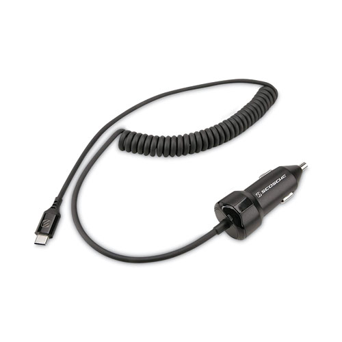 PowerVolt USB Car Charger for Most Smartphones, Black