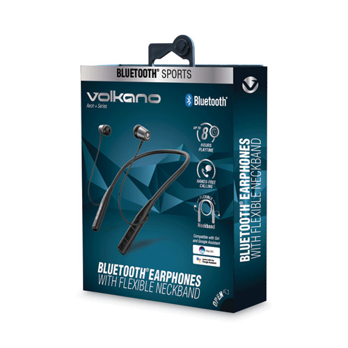 Aeon+ Series Wireless Bluetooth 5.0 Stereo Earphones with Flexible Headband, Black