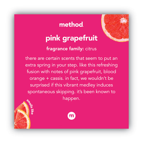 Image of Method® Gel Hand Wash, Pink Grapefruit, 12 Oz Pump  Bottle, 6/Carton