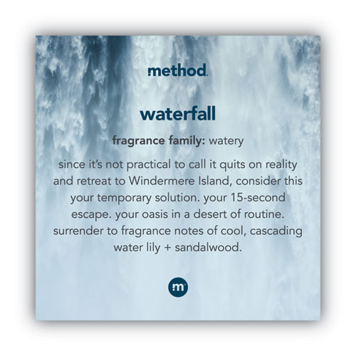 Gel Hand Wash, Waterfall, 12 oz Pump Bottle, 6/Carton