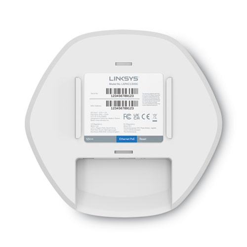 Image of Linksys™ Cloud Managed Wifi 5 Indoor Wireless Access Point, 4 Ports, Taa Compliant