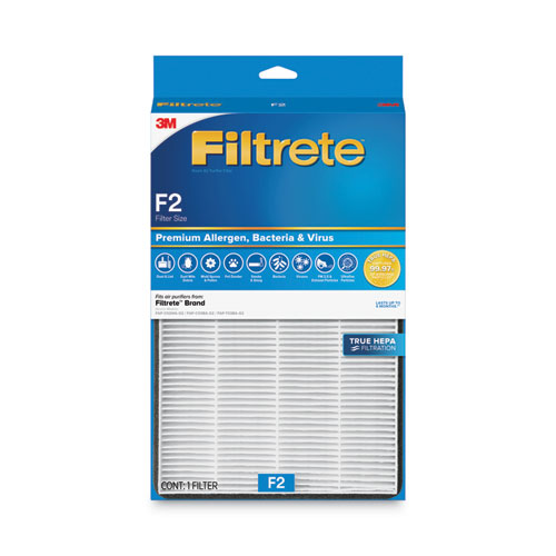 Filtrete™ Premium True Hepa Room Air Purifier Filter, 8.89 X 15, 4/Carton