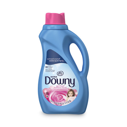 Liquid Fabric Softener, Concentrated, April Fresh Scent, 51 oz Bottle