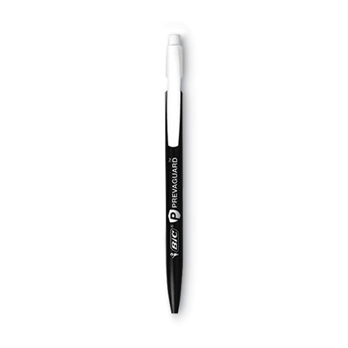 BIC® PrevaGuard Media Clic Mechanical Pencils, 0.7 mm, HB (#2), Black Lead, 2 Black Barrel/2 Blue Barrel, 4/Pack