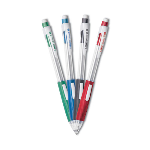 Velocity Side Clic Pencil, 0.5 mm, HB (#2), Black Lead, Assorted Barrel Colors, Dozen