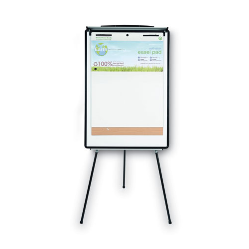 Image of Mastervision® Magnetic Gold Ultra Dry Erase Tripod Easel With Extension Arms, 32" To 72", Black/Silver
