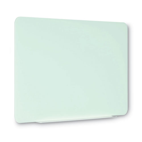 Magnetic Glass Dry Erase Board, 36 x 24, Opaque White Surface