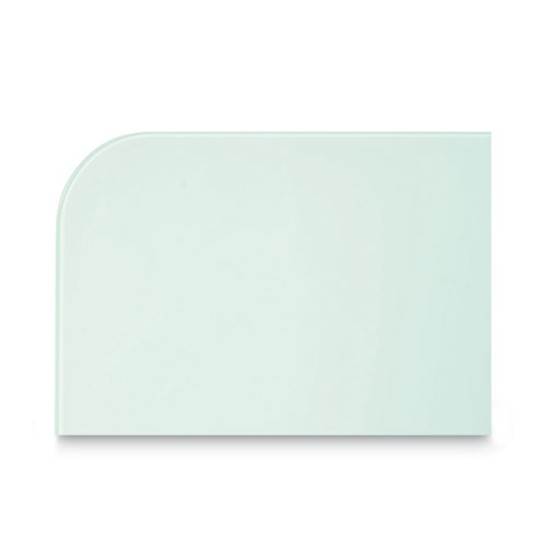 Magnetic Glass Dry Erase Board, 48 x 36, Opaque White Surface