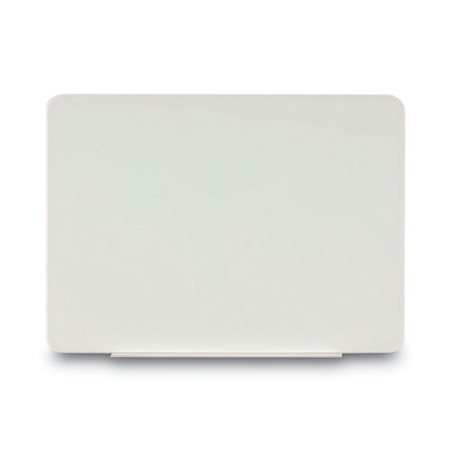 Magnetic Glass Dry Erase Board, 60 x 48, Opaque White