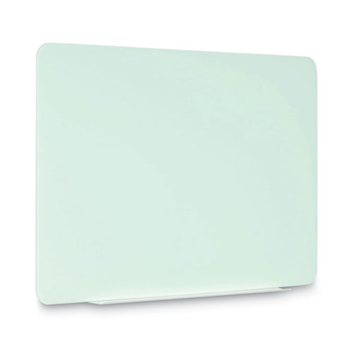 Magnetic Glass Dry Erase Board, 60 x 48, Opaque White Surface