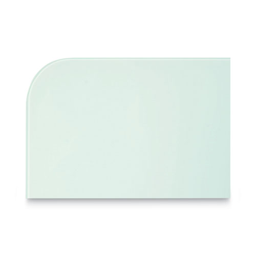 Magnetic Glass Dry Erase Board, 60" x 48", Opaque White Surface