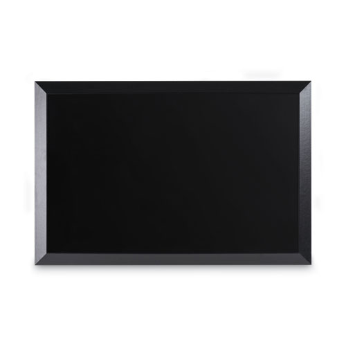 Image of Mastervision® Kamashi Wet-Erase Board, 36 X 24, Black Surface, Black Wood Frame