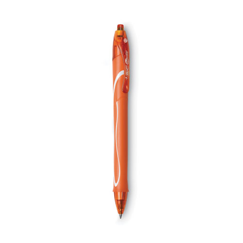 BIC Gelocity Medium Point Retractable Gel Pen 0.7 mm, Turquoise