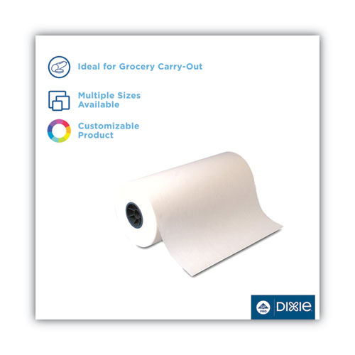 Image of Dixie® Kold-Lok Polyethylene-Coated Freezer Paper Roll, 24" X 1,100 Ft, White