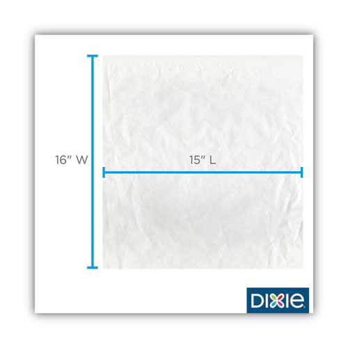 Image of Dixie® All-Purpose Food Wrap, Dry Wax Paper, 15 X 16, White, 1,000/Carton