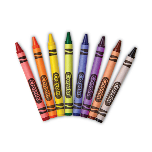 Image of Crayola® Classic Color Crayons, Tuck Box, 8 Colors