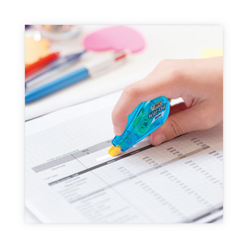 Image of Bic® Wite-Out Brand Mini Correction Tape, Non-Refillable, 0.2" X 26.2 Ft, Assorted