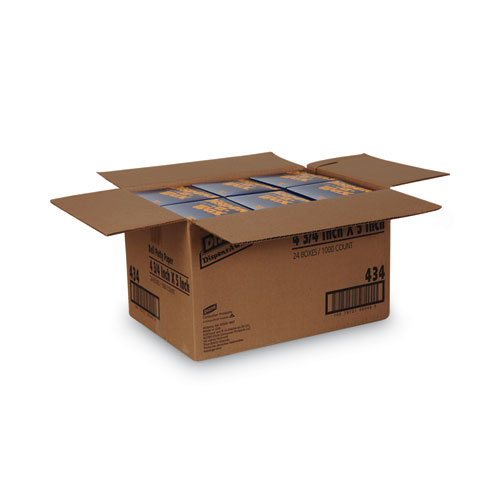 Image of Dixie® Dispens-A-Wax Waxed Deli Patty Paper, 4.75 X 5, White, 1,000/Box, 24 Boxes/Carton
