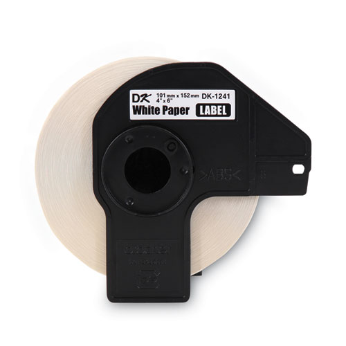 Image of Brother Die-Cut Shipping Labels, 4" X 6", White, 200 Labels/Roll