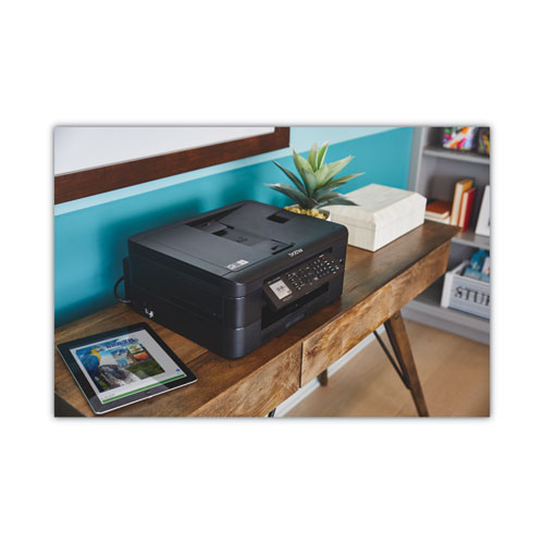 Image of Brother Mfc-J1010Dw All-In-One Color Inkjet Printer, Copy/Fax/Print/Scan