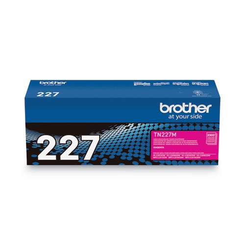 Image of Brother Tn227M High-Yield Toner, 2,300 Page-Yield, Magenta