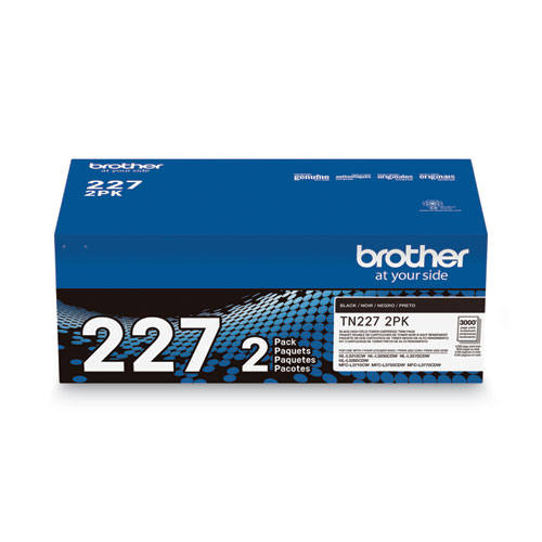 Image of Brother Tn2272Pk High-Yield Toner, 3,000 Page-Yield, Black, 2/Pack