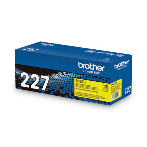 Image of Brother Tn227Y High-Yield Toner, 2,300 Page-Yield, Yellow