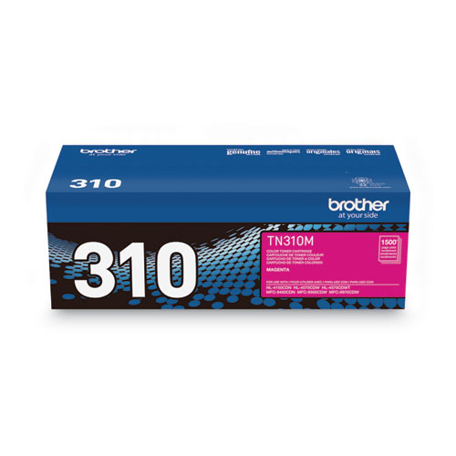 Image of Brother Tn310M Toner, 1,500 Page-Yield, Magenta