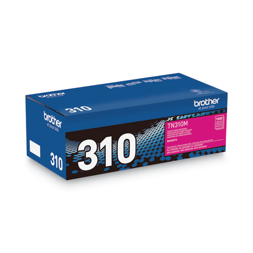 Image of Brother Tn310M Toner, 1,500 Page-Yield, Magenta