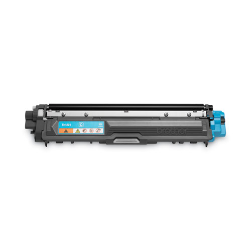 Image of Brother Tn221C Toner, 1,400 Page-Yield, Cyan